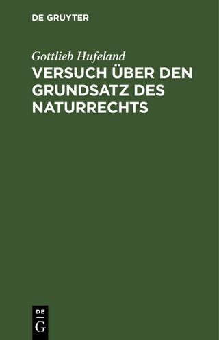 Versuch über den Grundsatz des Naturrechts