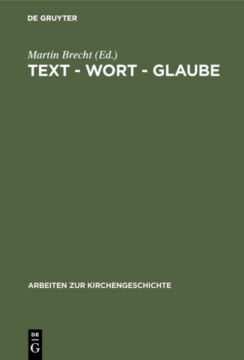 Text - Wort - Glaube - 