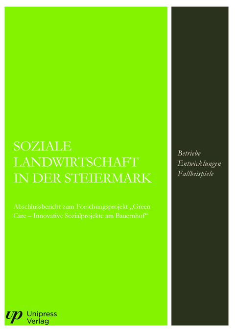 Soziale Landwirtschaft in der Steiermark - 