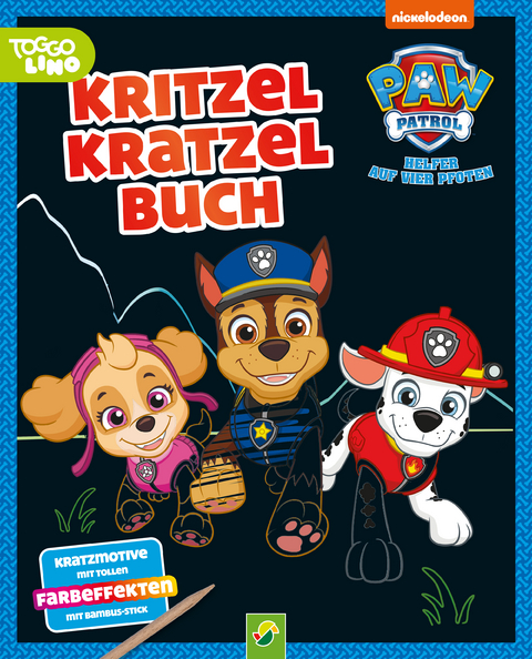 PAW Patrol Kritzel-Kratzel-Buch f&uuml;r Kinder ab 4 Jahren