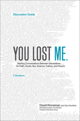 You Lost Me Discussion Guide -  Aly Hawkins,  David Kinnaman