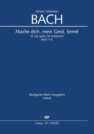 Mache dich, mein Geist, bereit (Klavierauszug)