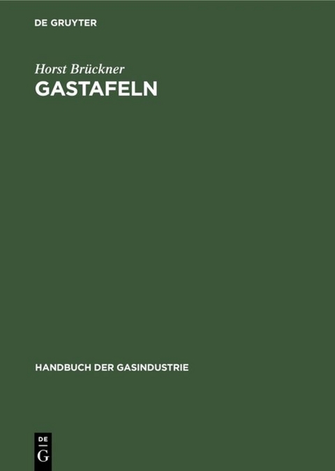 Gastafeln - Horst Br&uuml;ckner