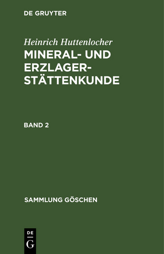 Mineral- und Erzlagerstättenkunde. Band 2