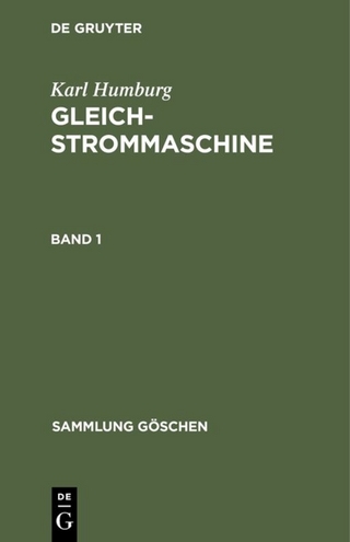 Gleichstrommaschine. Band 1
