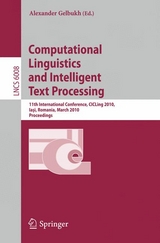 Computational Linguistics and Intelligent Text Processing - 