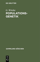 Populationsgenetik - G. Wricke