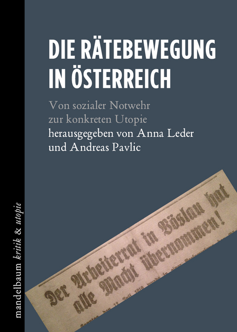 Die R&auml;tebewegung in &Ouml;sterreich - 
