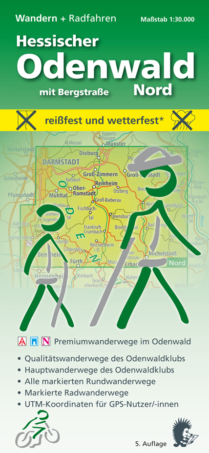 Wandern, Hessischer Odenwald Nord mit Bergstra&szlig;e - Michael Messer