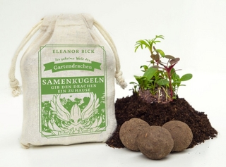 6 Samenkugeln im Jutebeutel