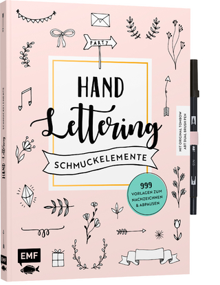 Handlettering-Schmuckelemente – 999 Vorlagen zum Nachzeichnen und Abpausen