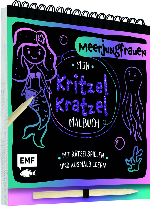 Mein Kritzel-Kratzel-Malbuch &ndash; Meerjungfrauen
