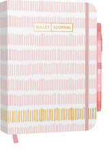 Bullet Journal "Stripes" 05 mit original Tombow TwinTone Dual-Tip Marker 61 peach pink