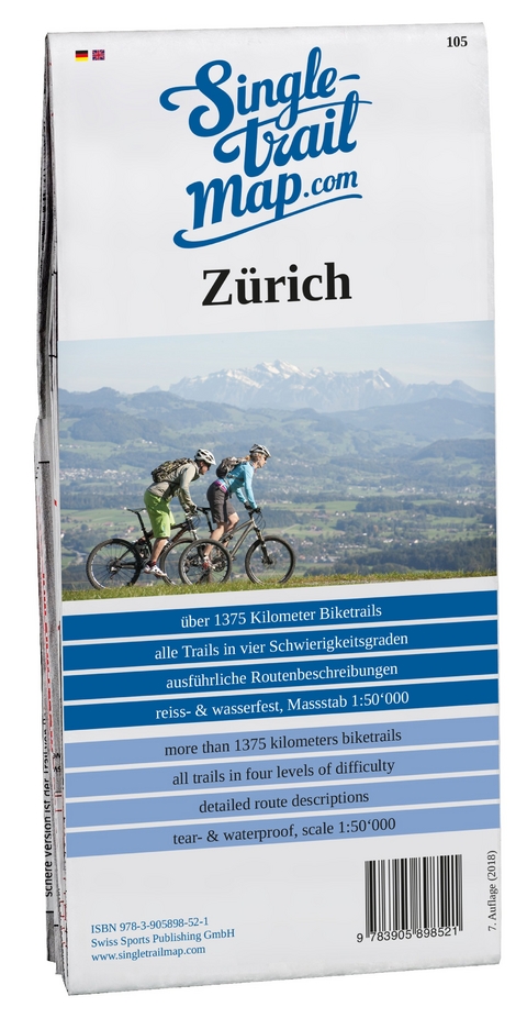 Singletrail Map 105 Z&uuml;rich - Thomas Giger