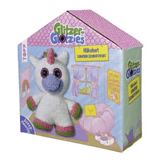 Glitzer-Glotzies Häkelset Einhorn Schnuffipuff