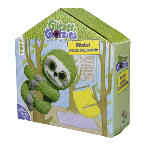 Glitzer-Glotzies Häkelset Faultier Schlummidum - Melanie Czerny