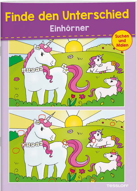 Finde den Unterschied Einh&ouml;rner