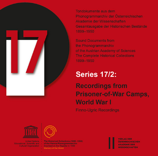 Series 17/2: Recordings from Prisoner-of-War Camps, World War I. Finno-Ugric Recordings