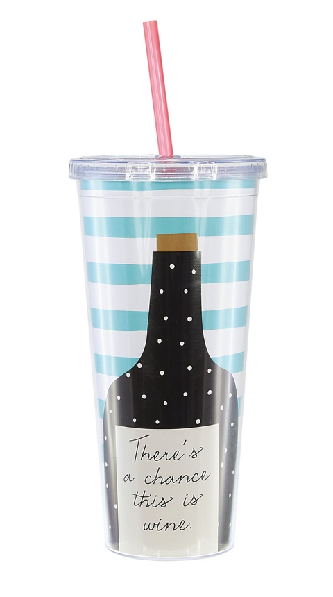 Tumbler: Wine – Trinkbecher im frischen Design: Wein