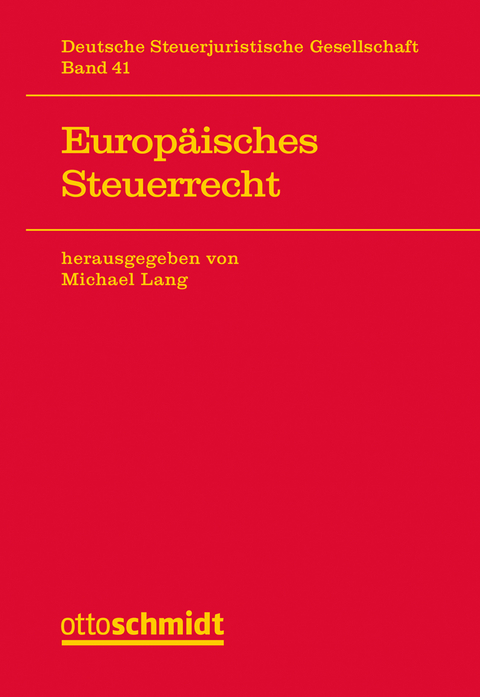 Europ&auml;isches Steuerrecht - 