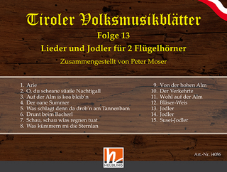 Tiroler Volksmusikblätter Folge 13