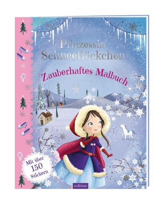 Prinzessin Schneeflöckchen - Zauberhaftes Malbuch