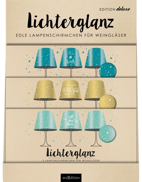 Display Lichterglanz Lampenschirme W&uuml;nsche