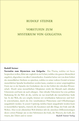 Vorstufen zum Mysterium von Golgatha - Steiner, Rudolf; Rudolf Steiner Nachlassverwaltung