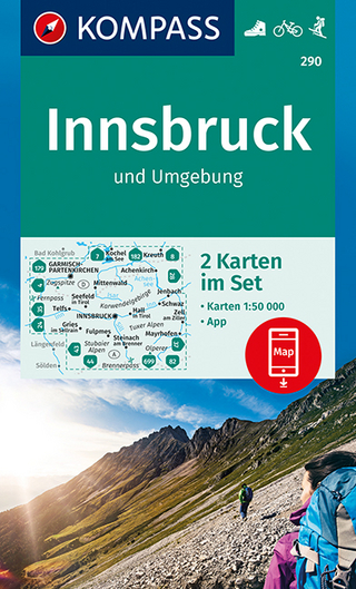 KOMPASS Wanderkarte Innsbruck und Umgebung
