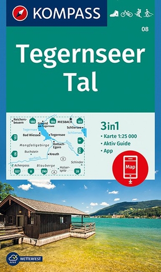 KOMPASS Wanderkarte Tegernseer Tal
