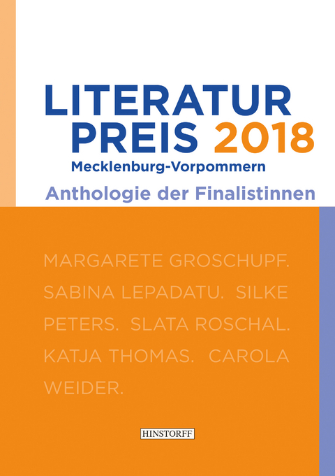 Literaturpreis 2018 Mecklenburg-Vorpommern - 