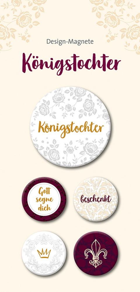 K&ouml;nigstochter - 5-er-Magnet-Set