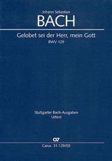 Gelobet sei der Herr, mein Gott (Klavierauszug) - Johann Sebastian Bach