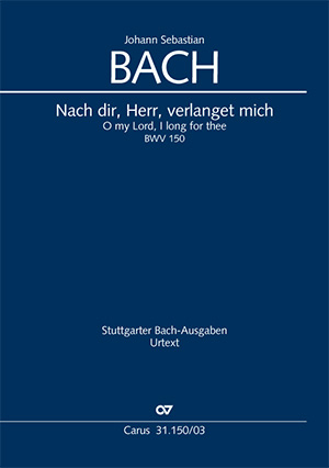 Nach dir, Herr, verlanget mich (Klavierauszug) - Johann Sebastian Bach