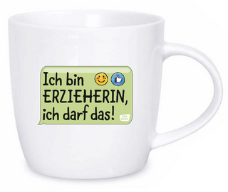 Original Don Bosco Erzieher*innen-Tasse: Ich bin Erzieherin, ich darf das!