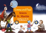 Emma und Paul feiern St. Martin. Erz&auml;hlschienen-Figurenset, m. 1 Beilage - Monika Lehner