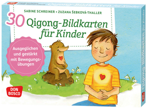 30 Qigong-Bildkarten f&uuml;r Kinder, m. 1 Beilage - Sabine Schreiner, Zuzana Sebkov&aacute;-Thaller