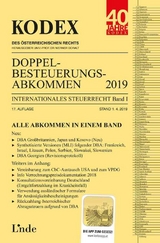 KODEX Doppelbesteuerungsabkommen 2019 - Judith Herdin-Winter, Sabine Schmidjell-Dommes