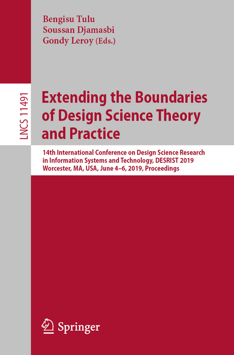 Extending the Boundaries of Design Science Theory and Practice - 
