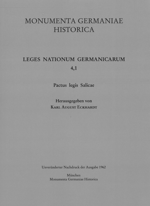 Pactus legis Salicae - 