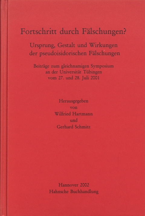 Fortschritt durch F&auml;lschungen ? - 