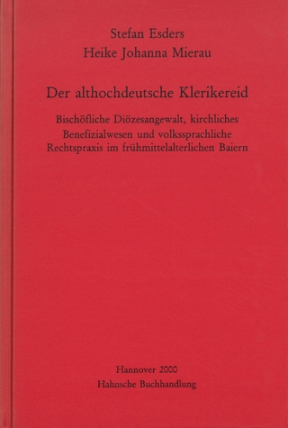 Der althochdeutsche Klerikereid