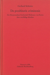De presbiteris criminosis - Schmitz, Gerhard