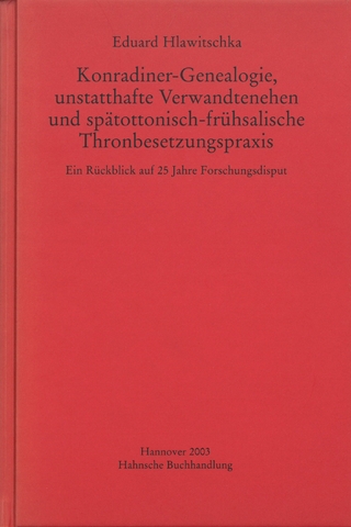 Konradiner-Genealogie, unstatthafte Verwandtenehen und spätottonisch-frühsalische Thronbesetzungspraxis