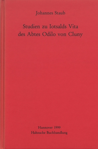 Studien zu Iotsalds Vita des Abtes Odilo von Cluny