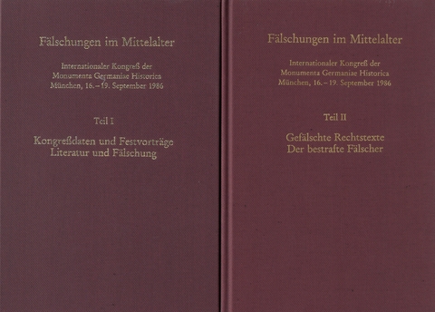 F&auml;lschungen im Mittelalter