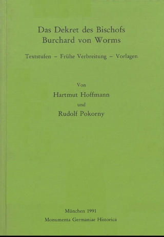 Das Dekret des Bischofs Burchard von Worms