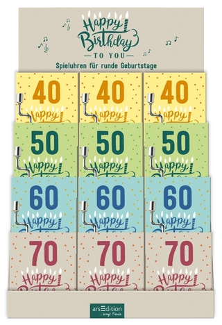 Display Spieluhr Jahrgänge