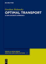Optimal Transport - Gershon Wolansky