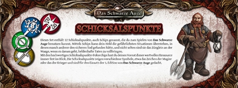 Das Schwarze Auge, DSA5 Einsteigerbox: Schicksalspunkte-Set (12) - Markus Pl&ouml;tz